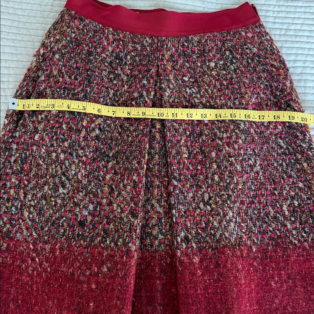 Alberta Ferretti Multicolor Tweed A-Line Skirt USA size 4 - Picture 10 of 17